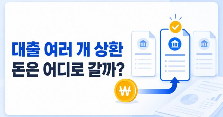 대출 여러 개 상환
