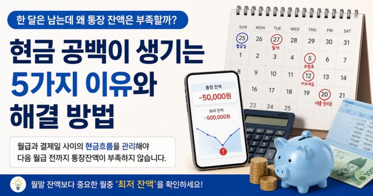 현금 공백일